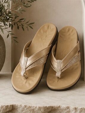 Women’s Rose Gold Sandals NEW size 7.5